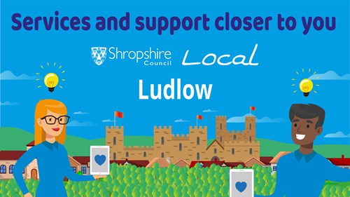 Shropshire Local Ludlow poster