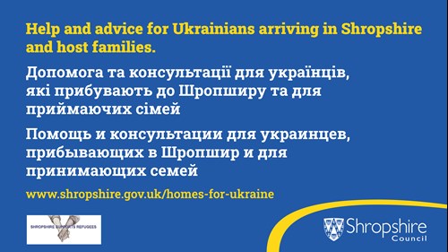 Homes for Ukraine banner