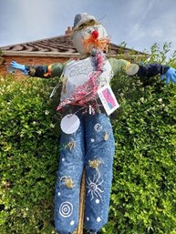 Aquamira scarecrow